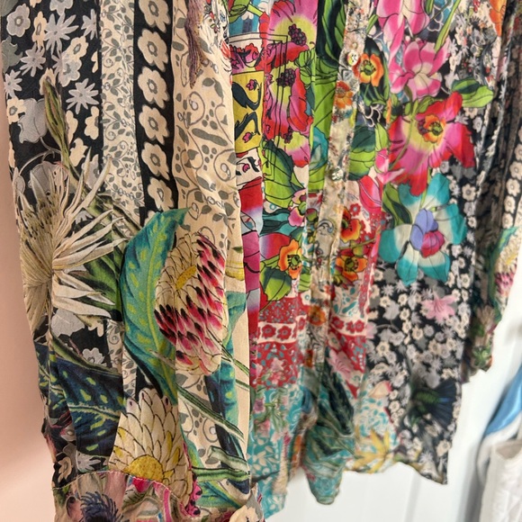 Johnny Was | The Milla Blouse | Floral Boho Print | size 1X - Picture 5 of 8